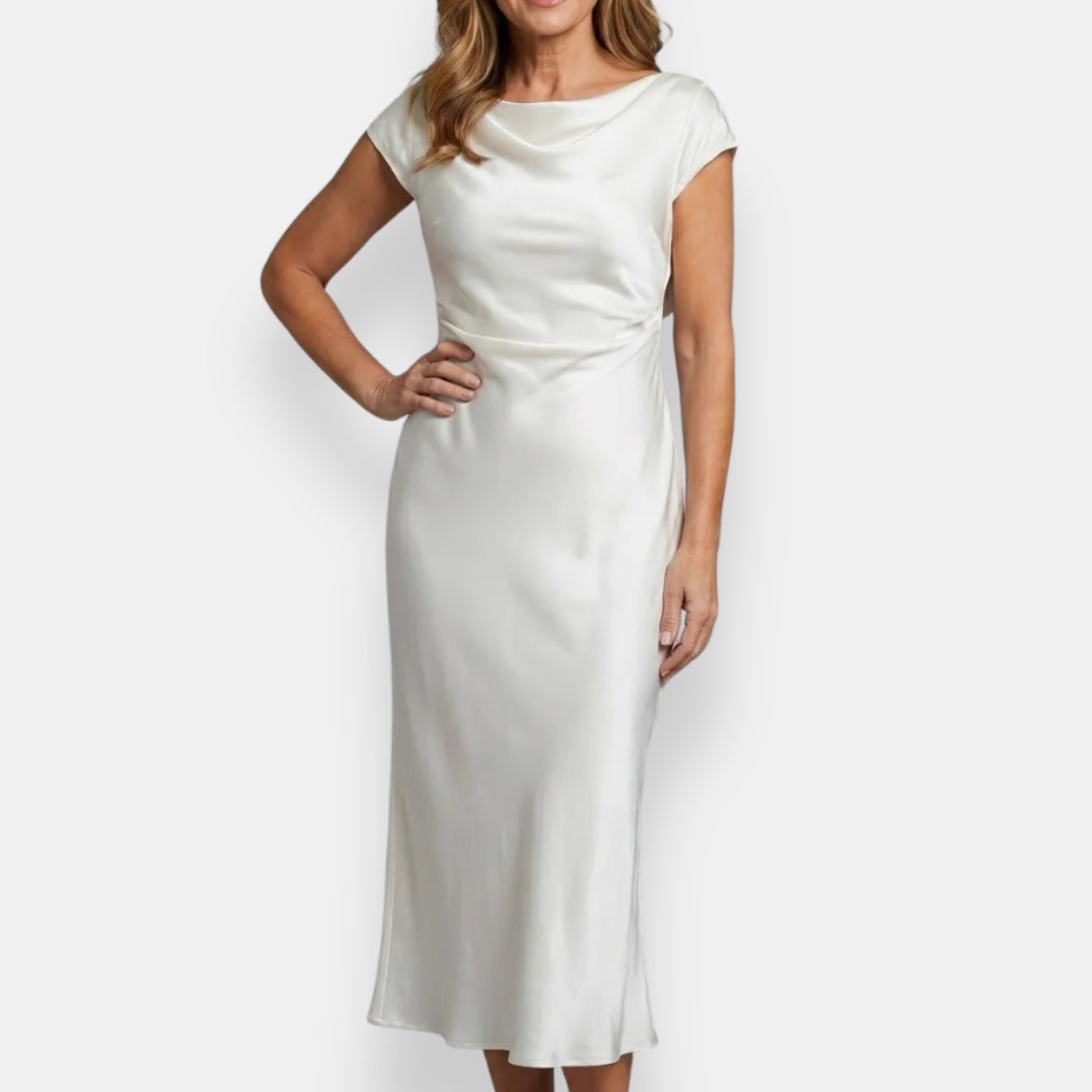 Suzette | Robe Satinée Bénitier