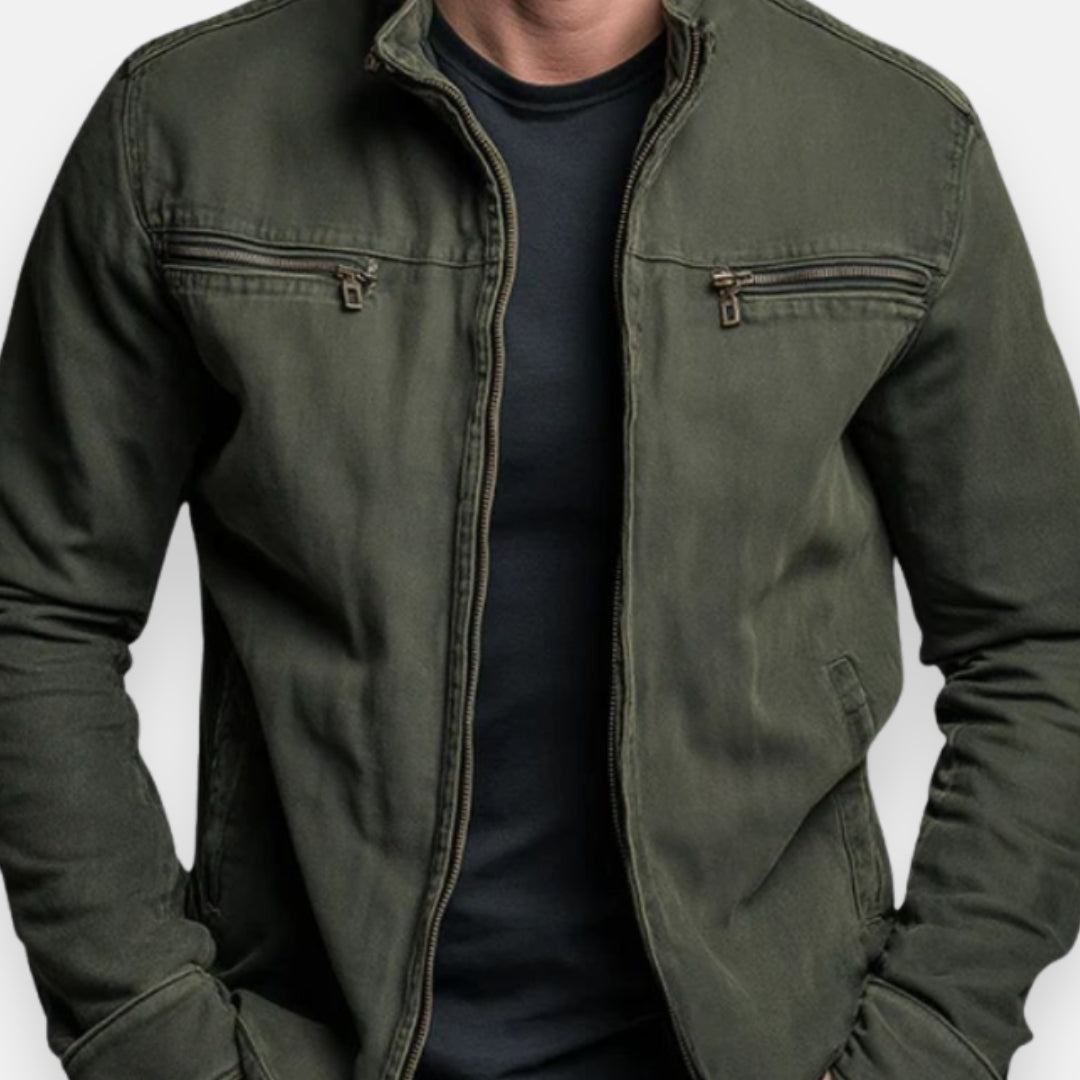Thomas | Veste militaire à fermeture éclair