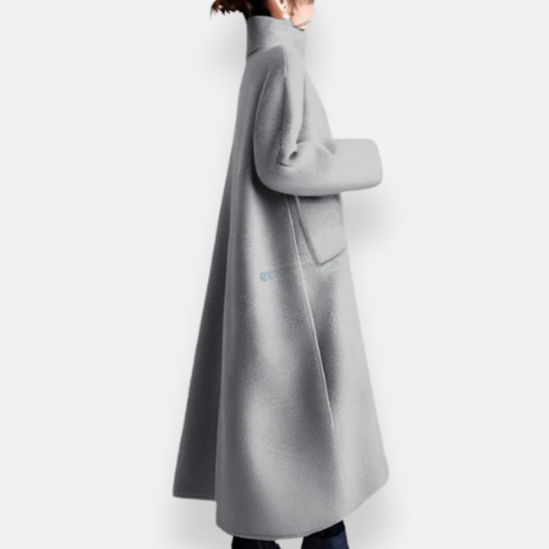 Pernelle | Robe longue col montant