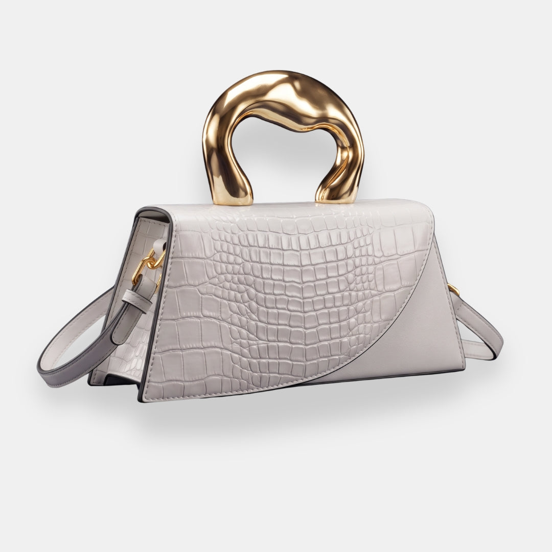 Aspasie | Sac Croco Sculpté