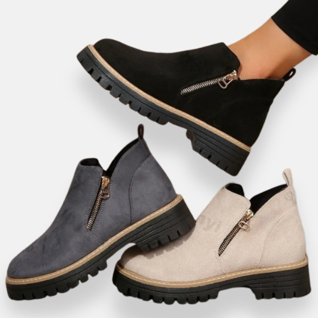 Estella | Bottines à Fermeture Éclair