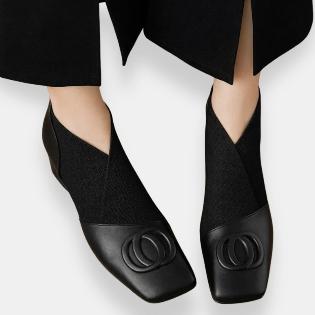 Mahault | Mules Bout Carré Bijou