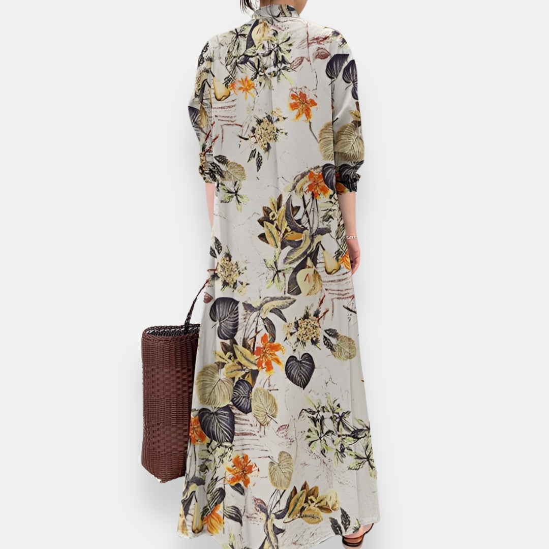 Corinne | Robe Chemise Fleurie