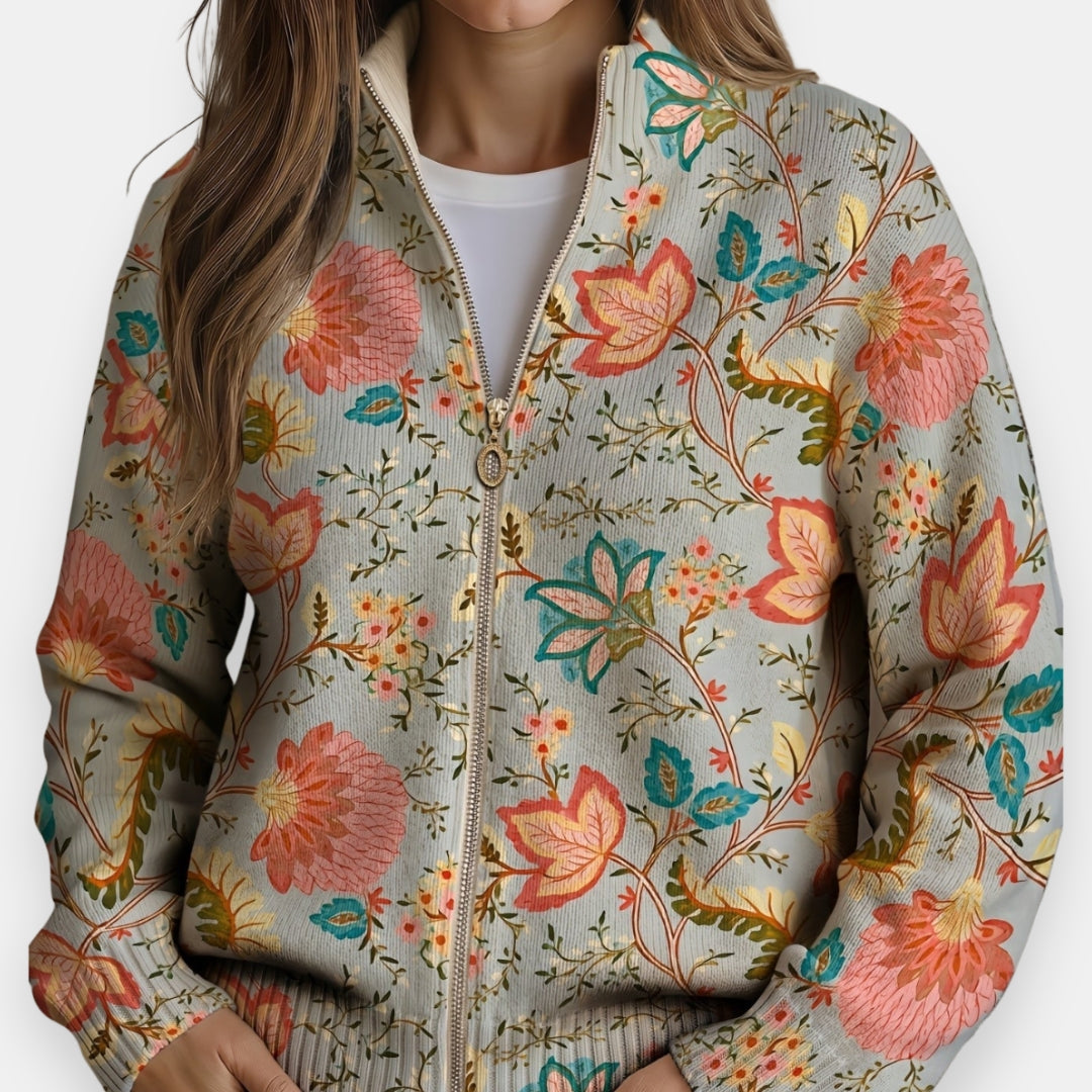 Almucs | Veste Florale Zippée
