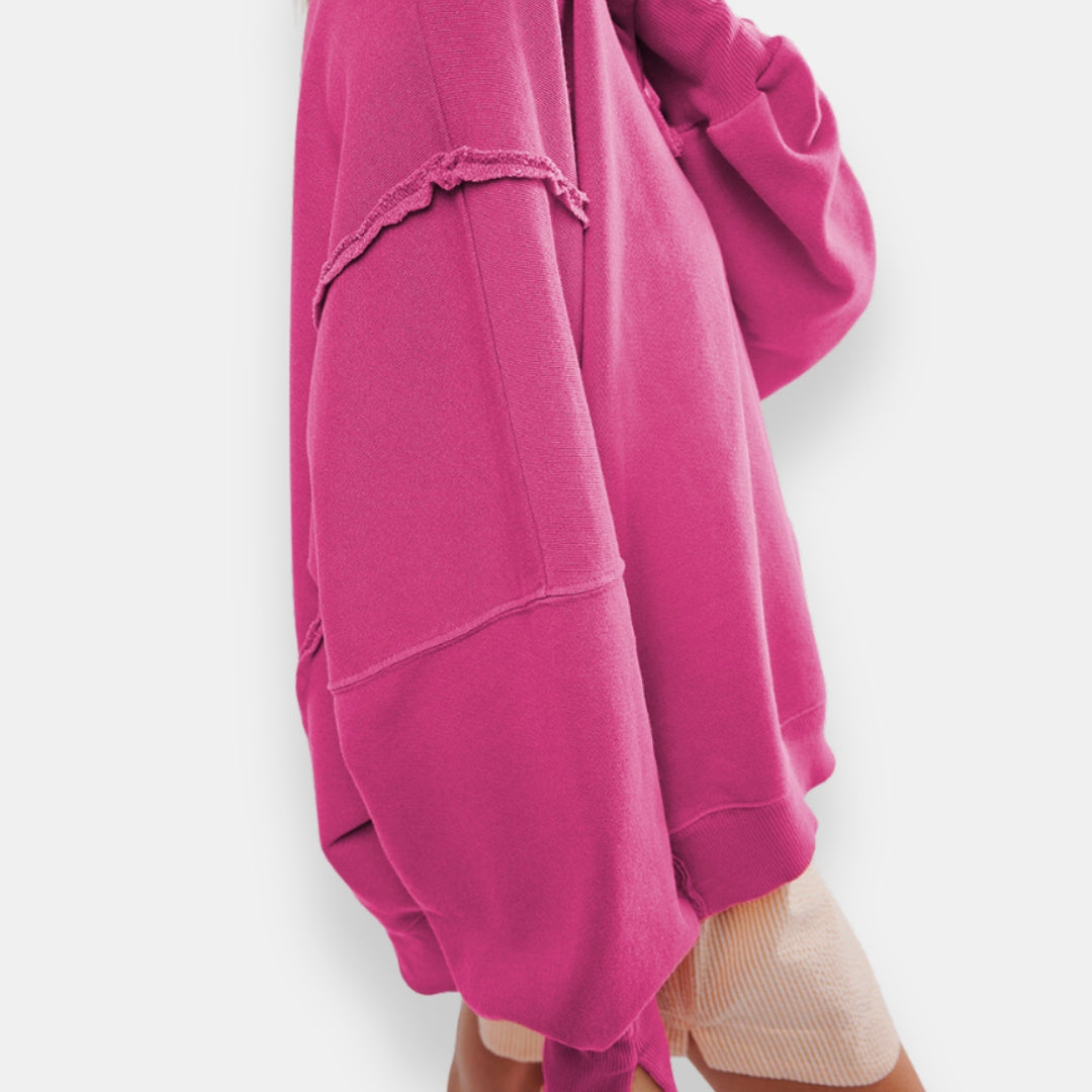 Amaia | Sweat Col Boutonné