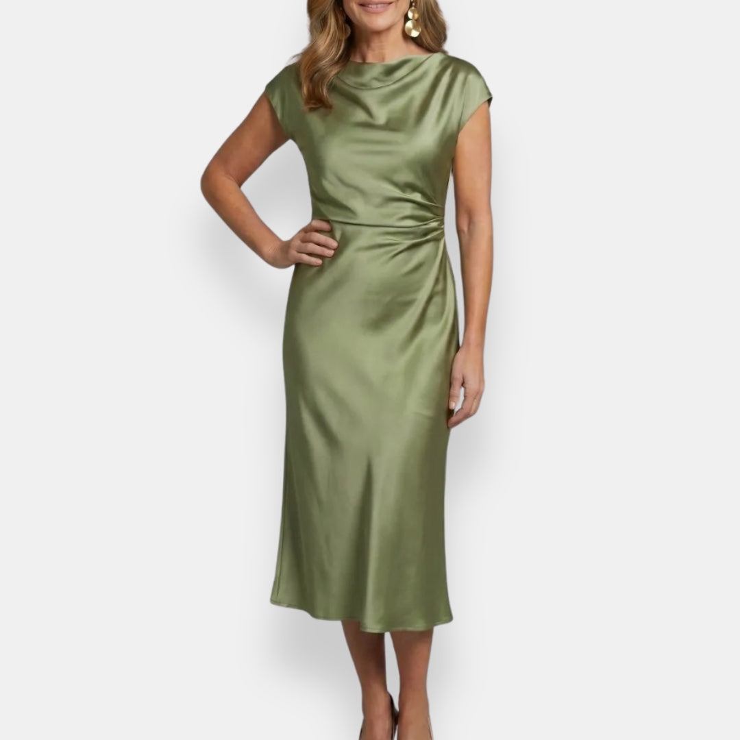 Suzette | Robe Satinée Bénitier