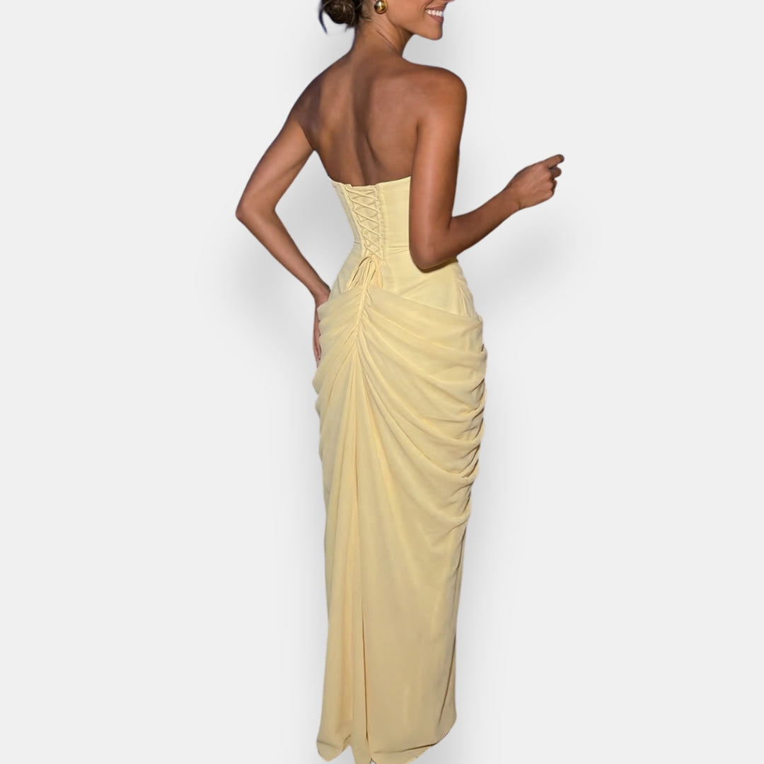 Trémaine | Robe Bustier Fendue