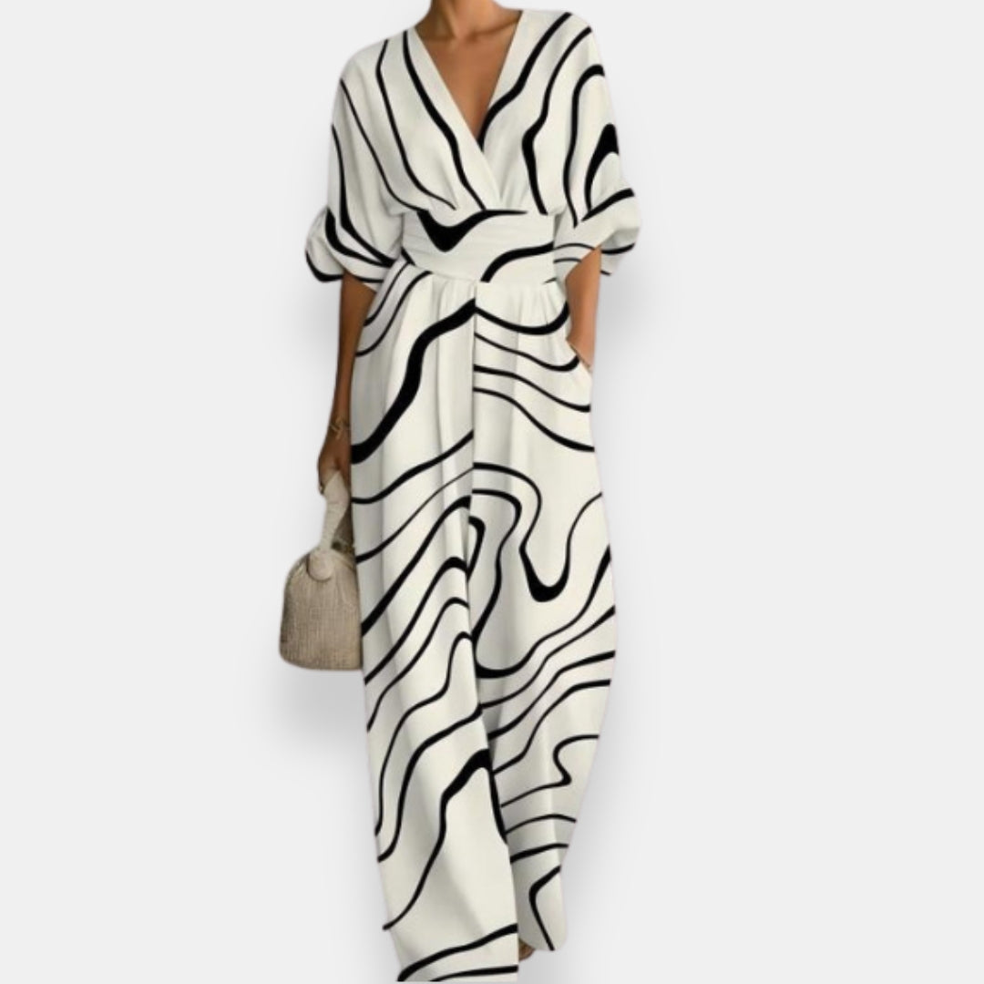 Marthe | Combinaison Fleurie Large
