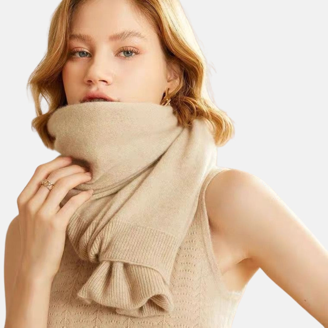 Avenise | Cardigan drapé en maille douce