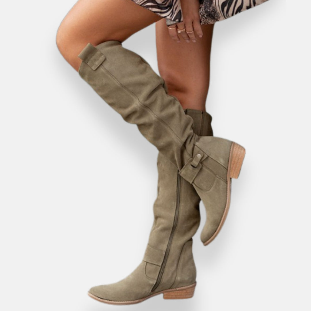 Maéline | Bottes hautes à boucle