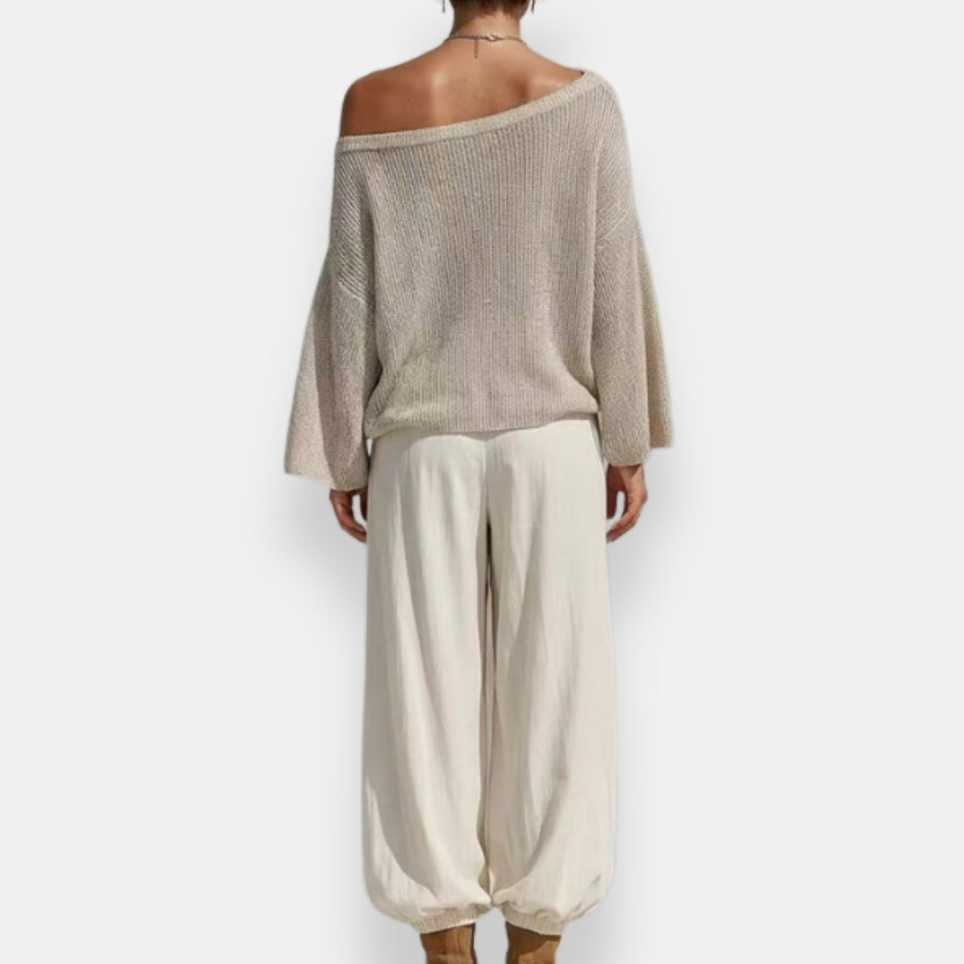 Raphaëlle | Ensemble Pull Dénudé