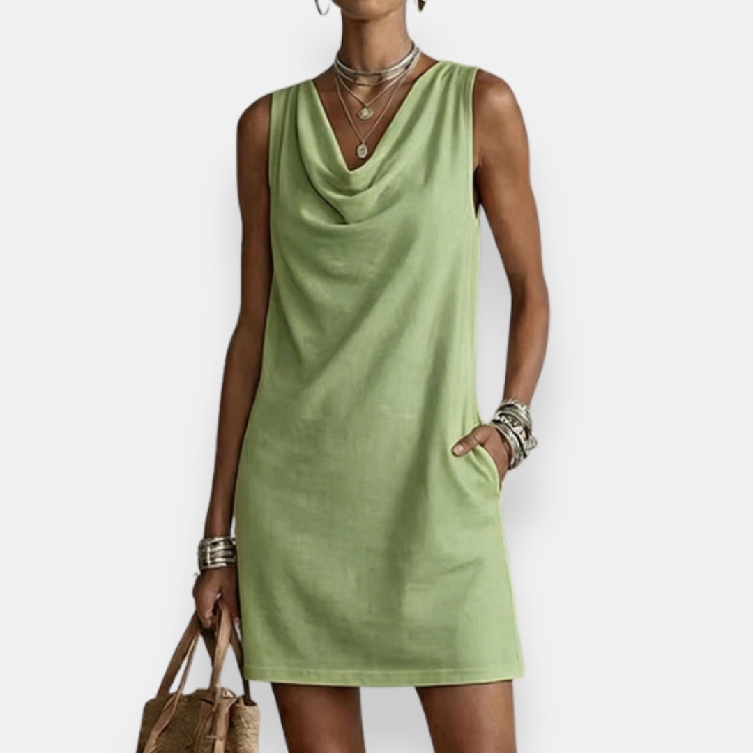 Michèle | Robe Courte Drapée