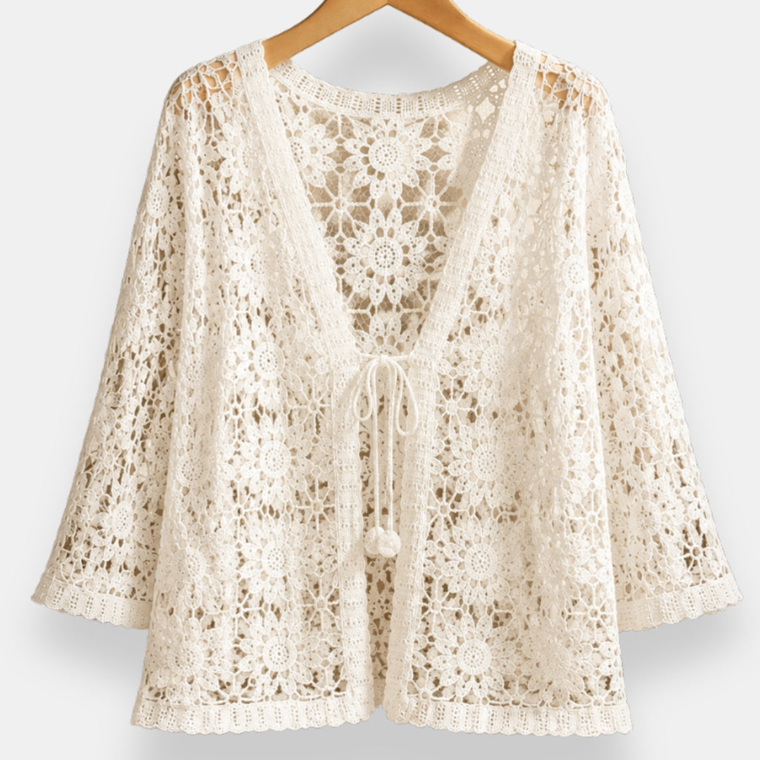 Parise | Cardigan Crochet Noué