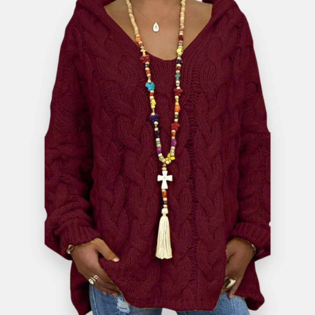 Bleuette | Pull Maille Capuche