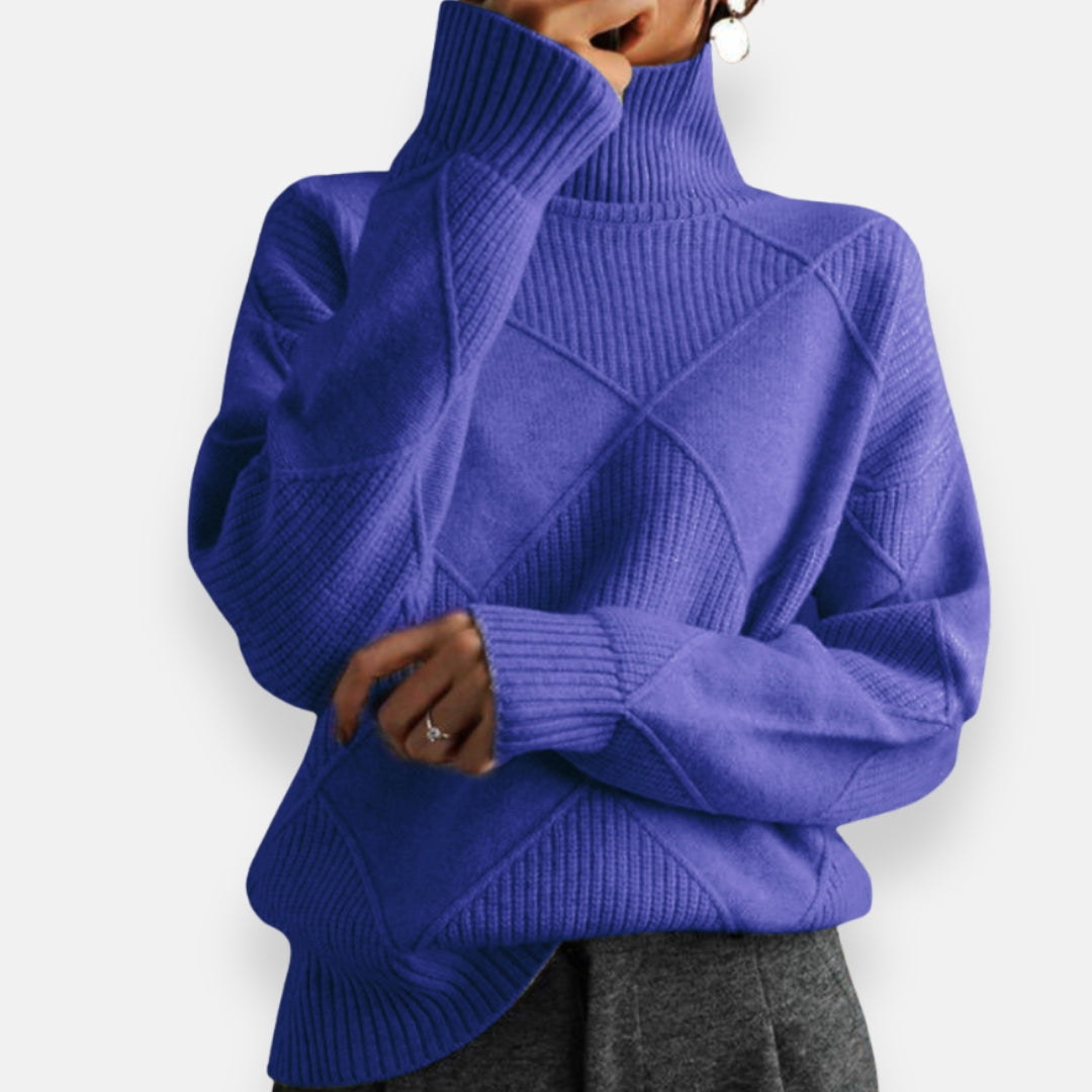 Maud | Pull à col roulé tendance