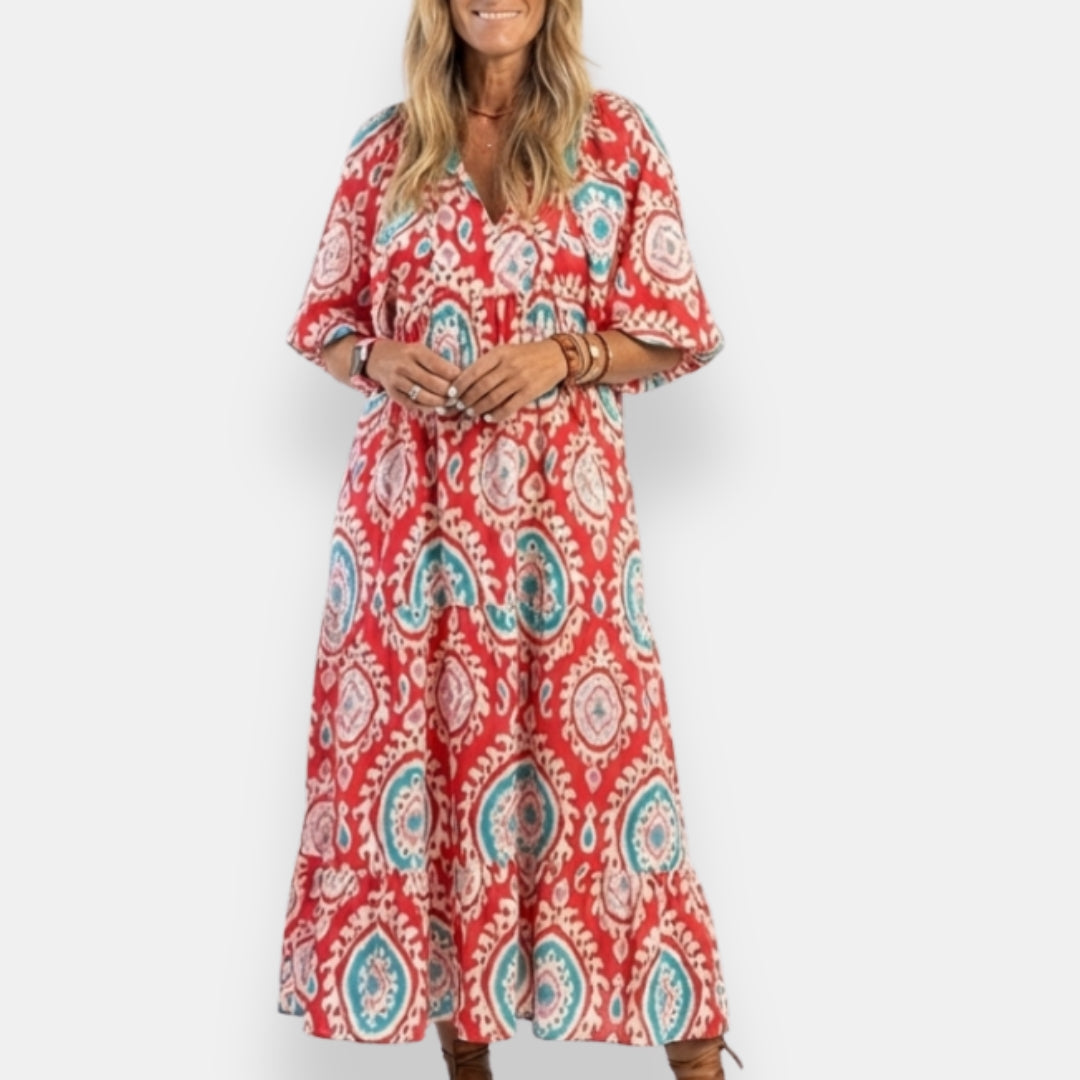 Nolwenna | Robe Longue Étagée