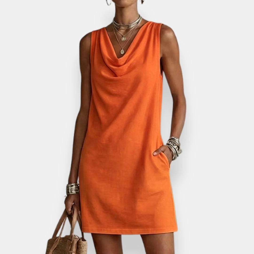 Michèle | Robe Courte Drapée