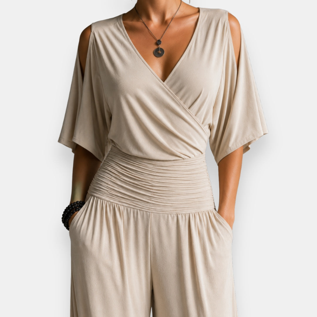 Régine | Combinaison Cache Cœur Ajourée