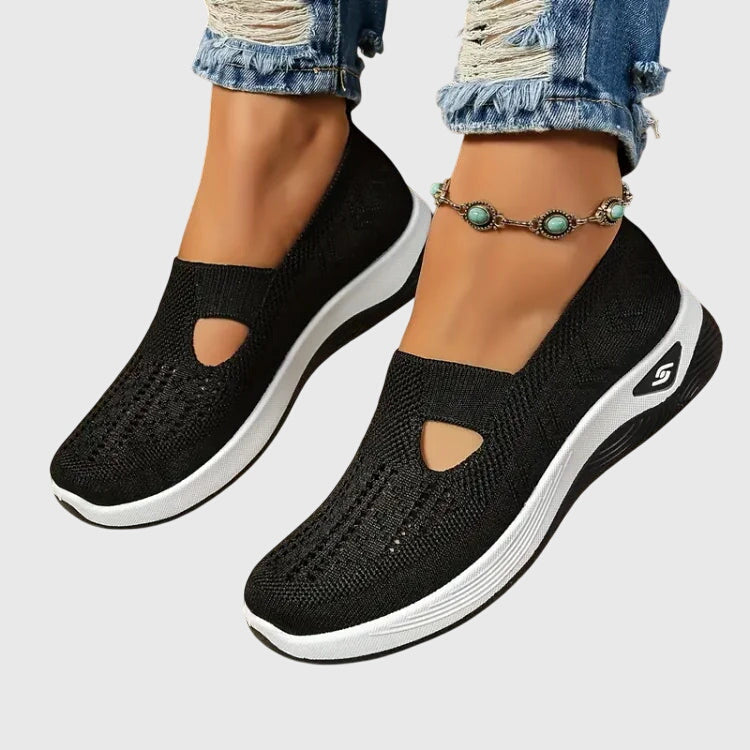 Lévroline | Sneakers slip-on texturée