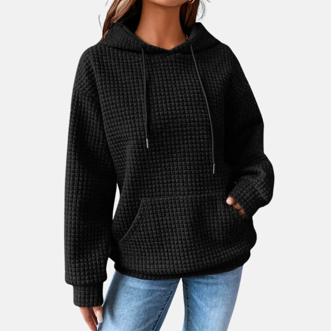 Fleur | Sweat à capuche uni et décontracté