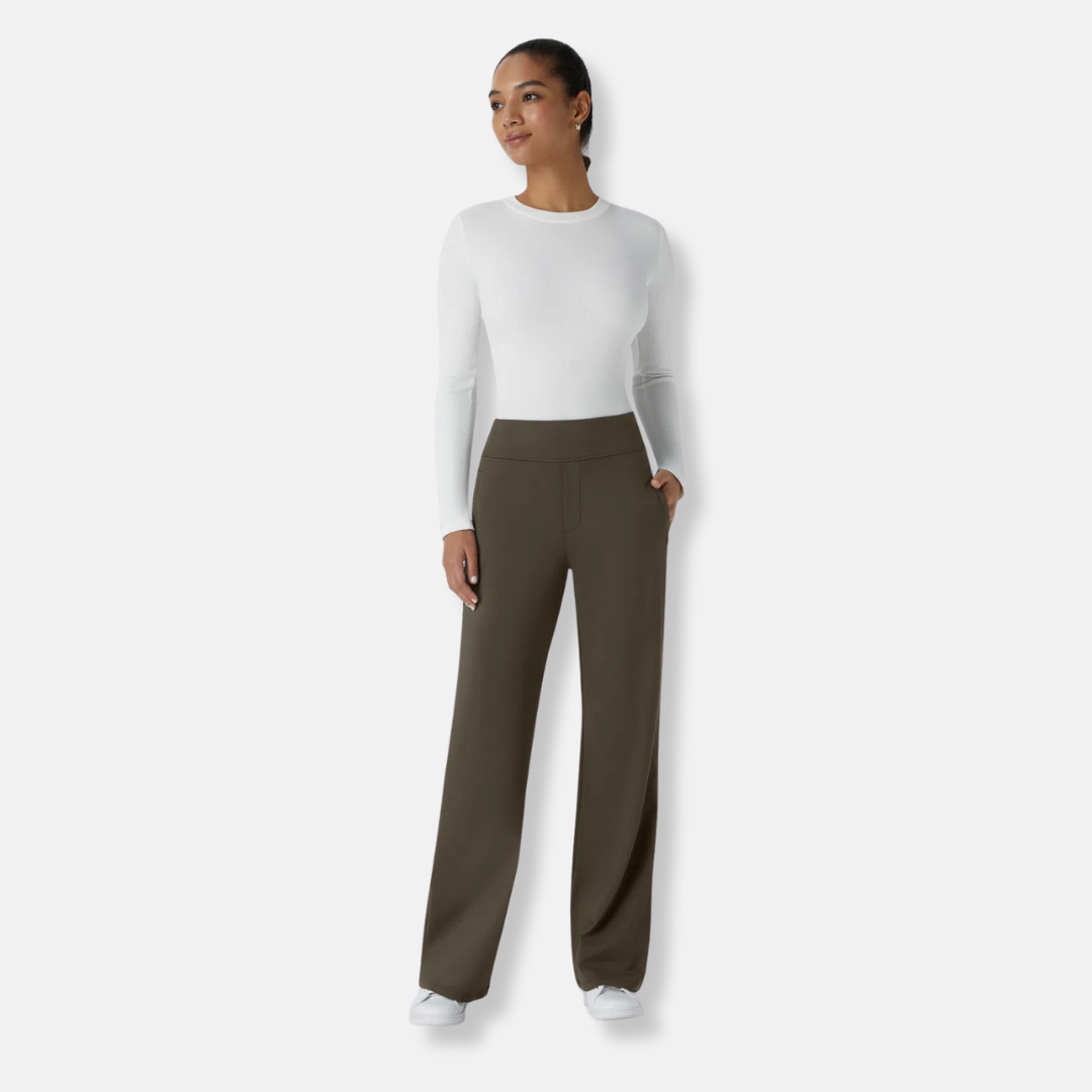 Ember | Pantalon taille haute fluide