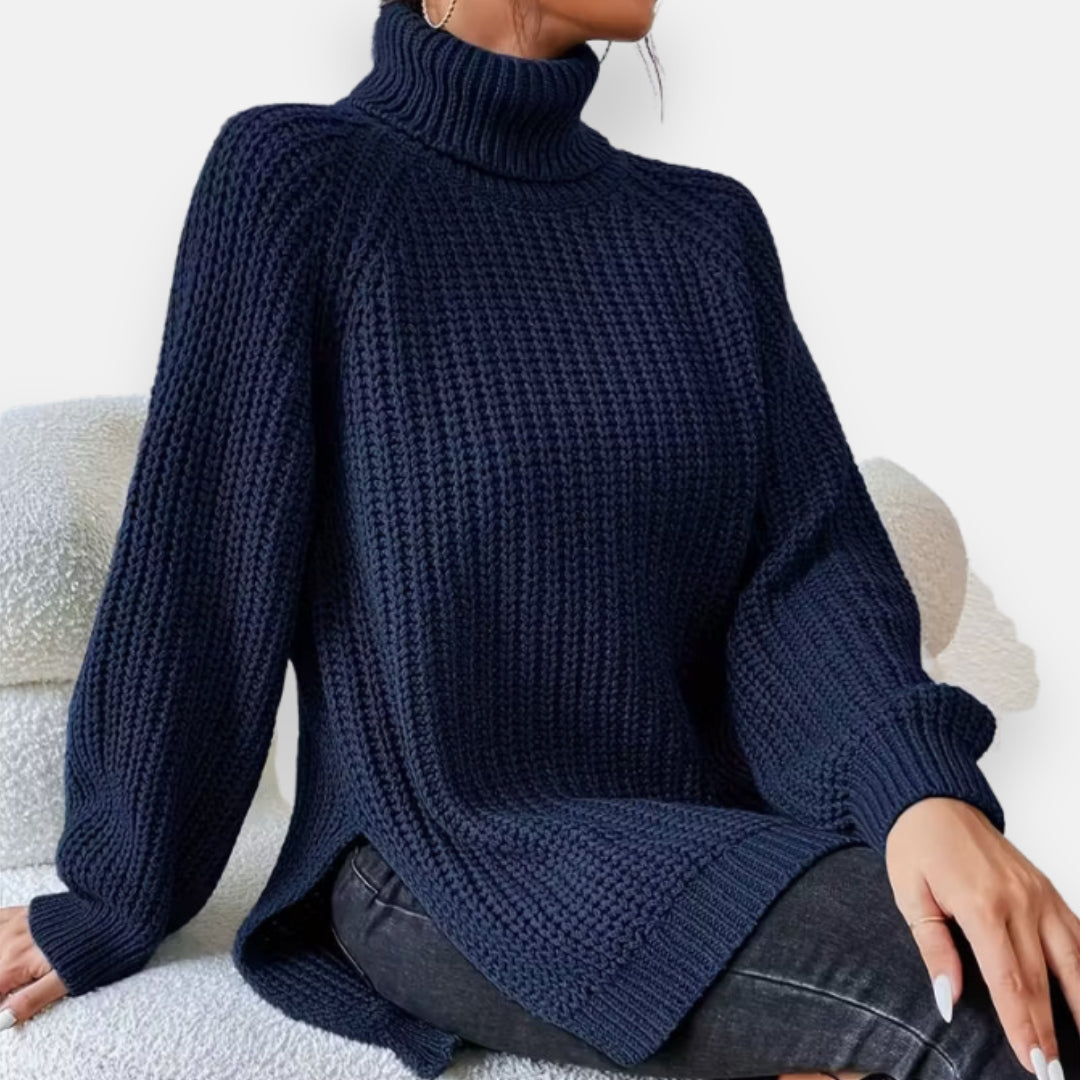 Justina | Pull à col roulé classique