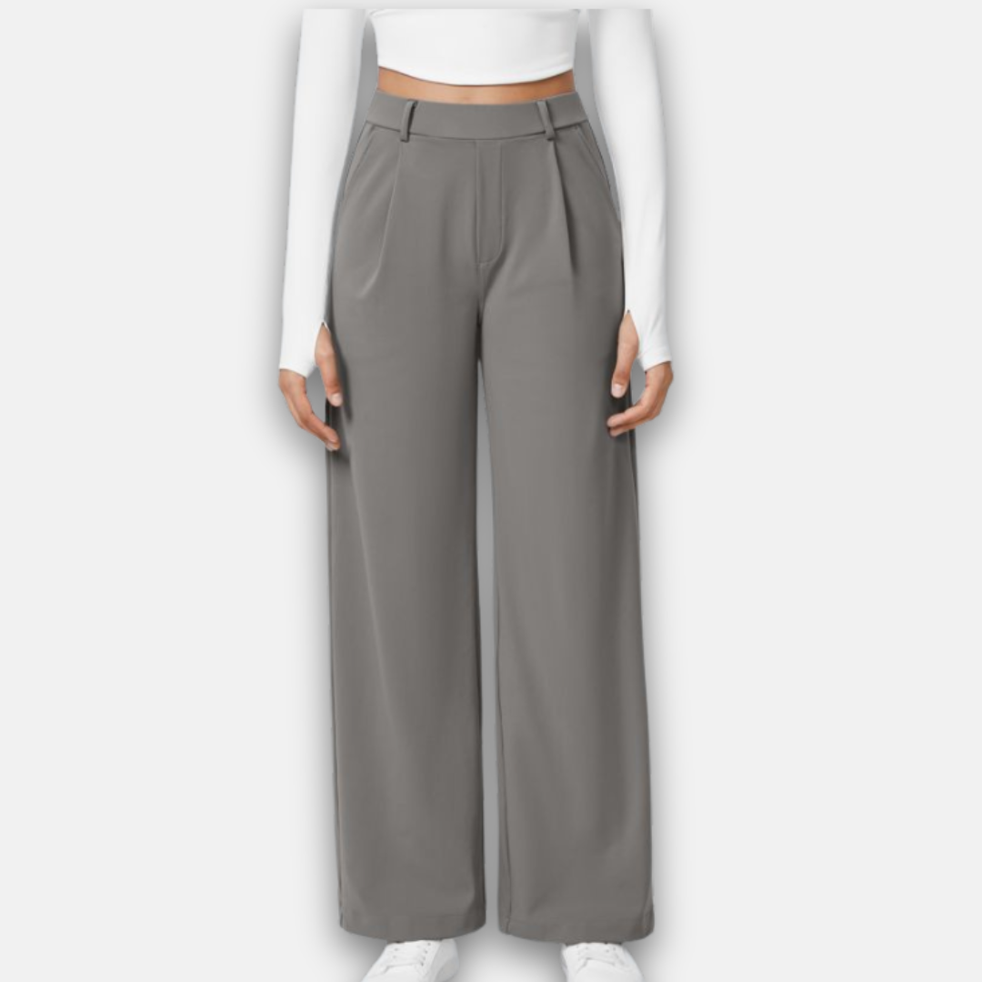 Nyra | Pantalon large taille haute