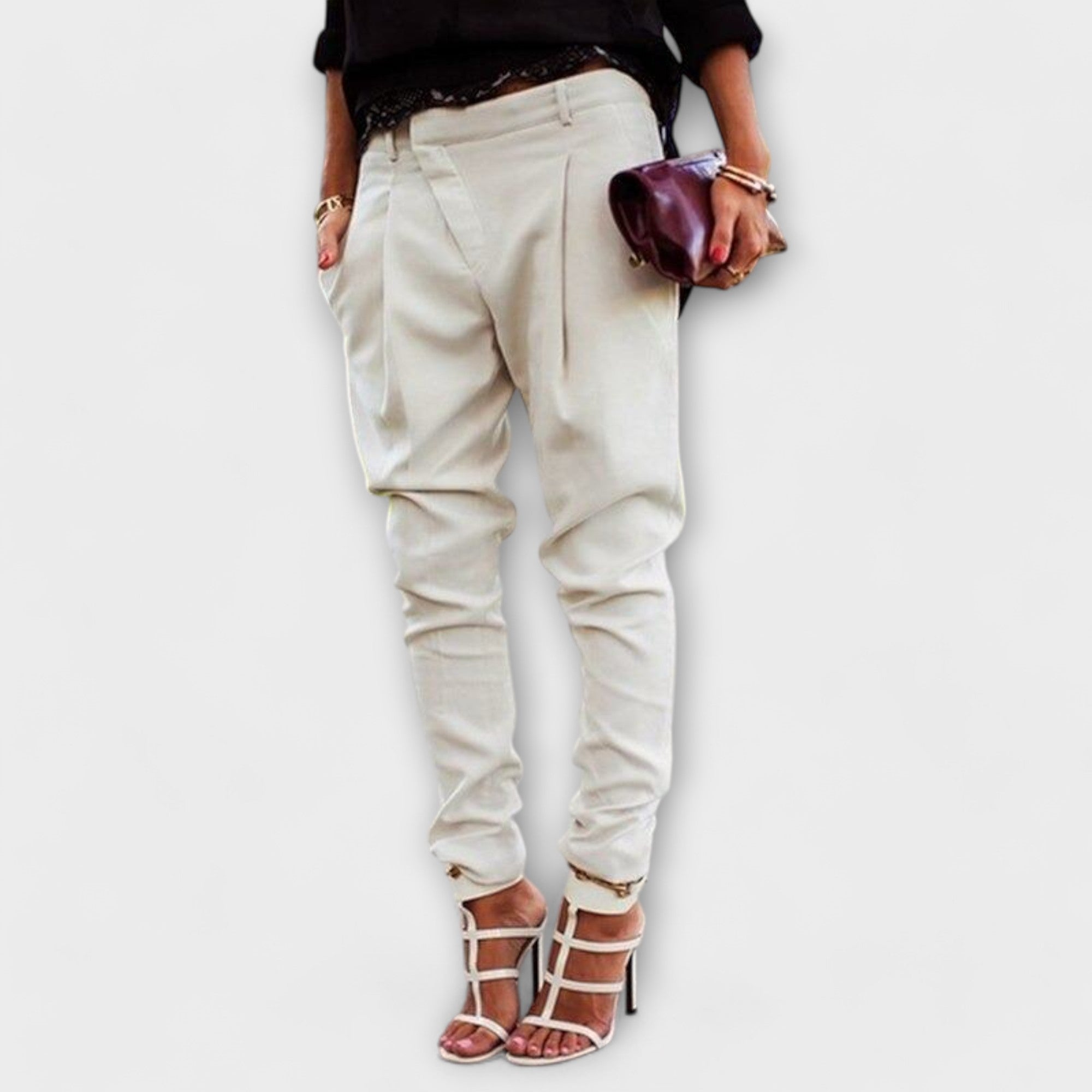 Mira | Pantalon élégant à taille haute