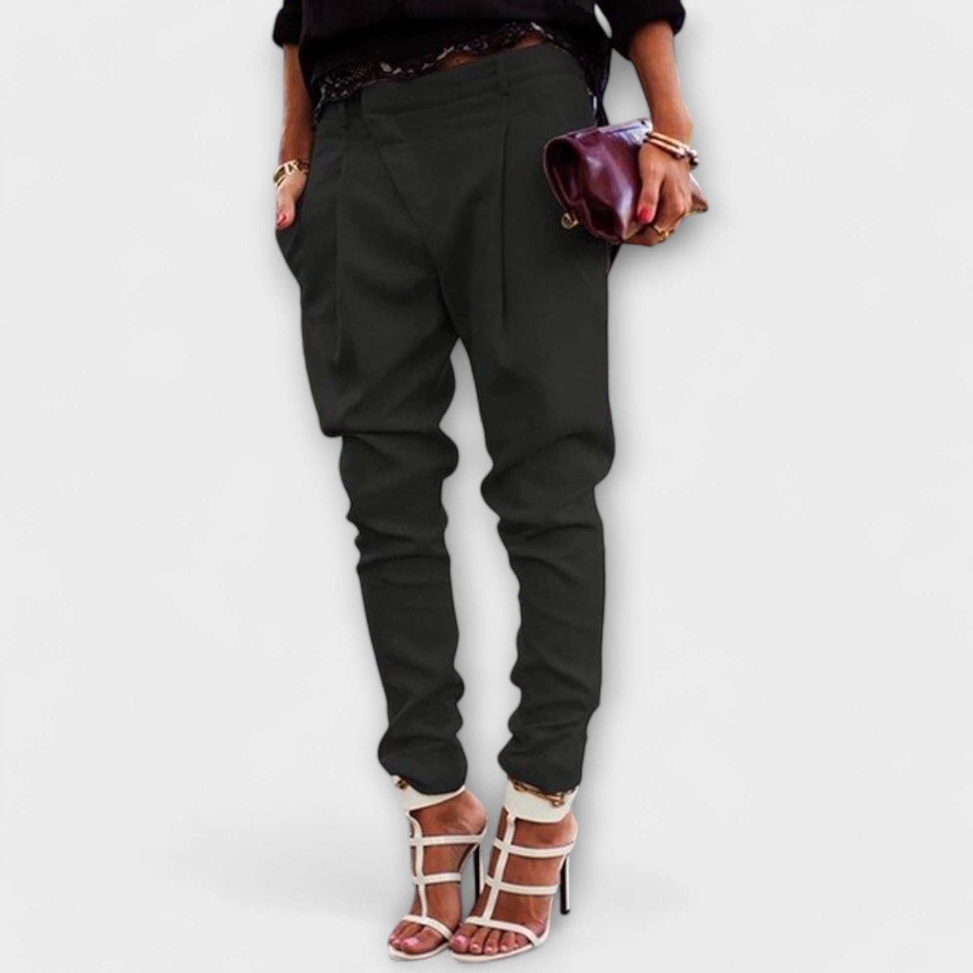 Mira | Pantalon élégant à taille haute