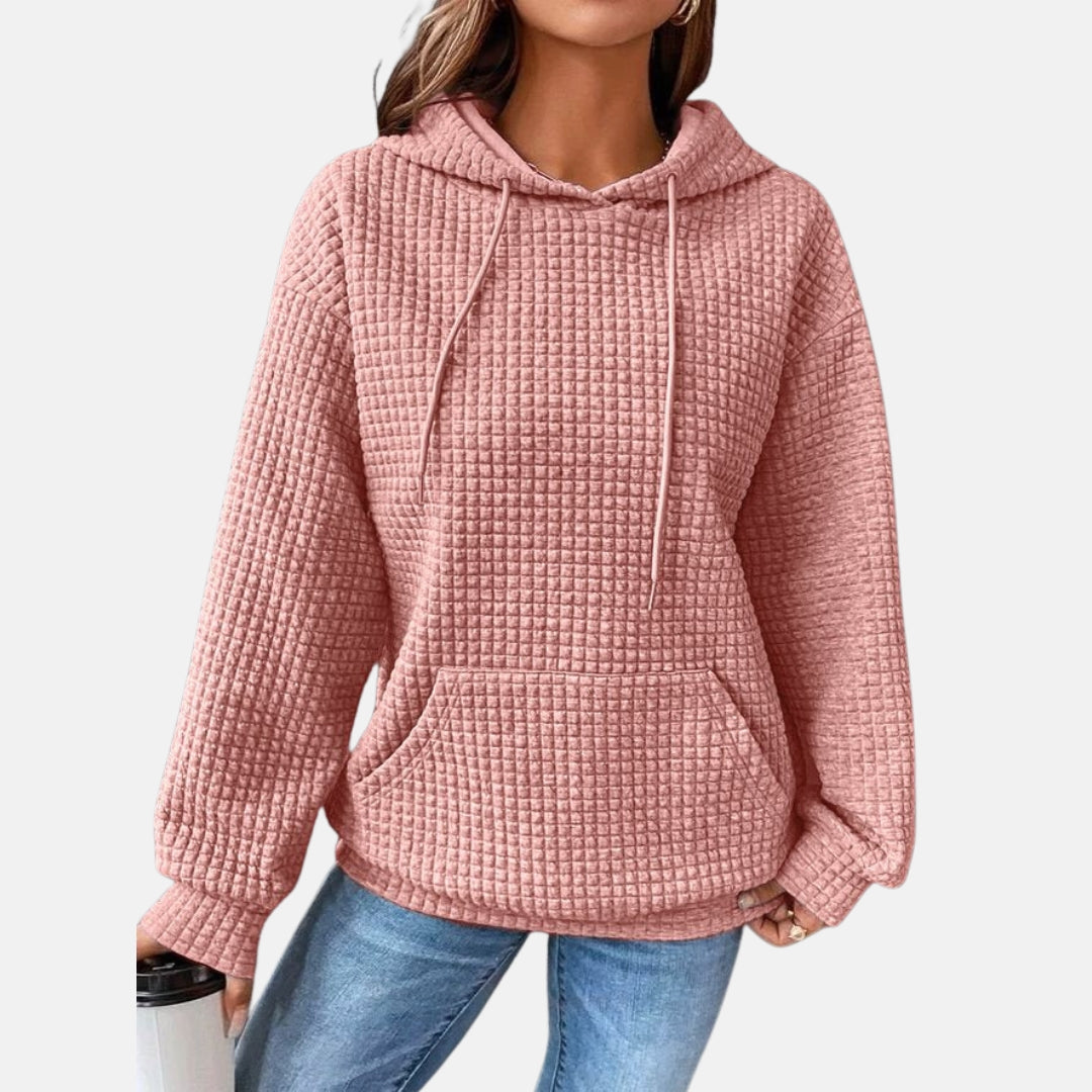 Fleur | Sweat à capuche uni et décontracté