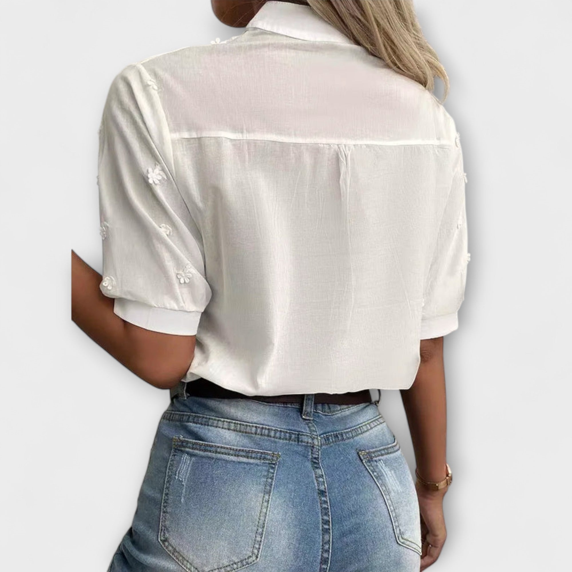 Élise | Blouse Mila avec des broderies exquises