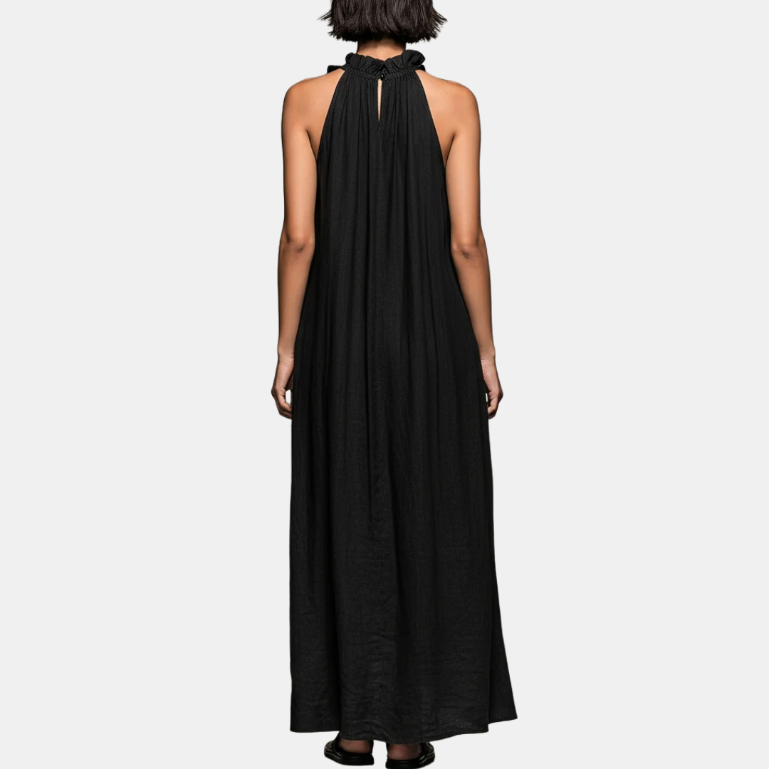 Solstice | Robe longue à volants