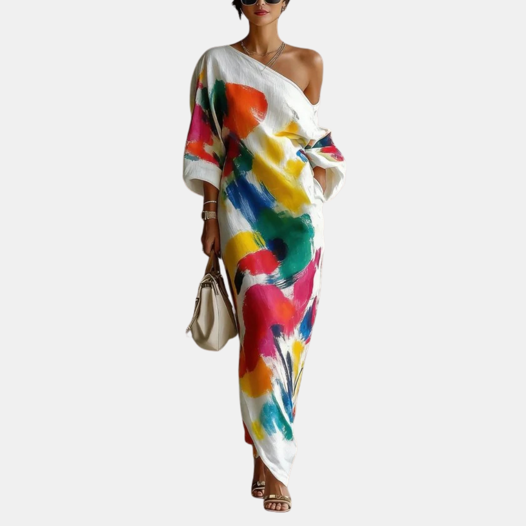 Rosalind | Robe asymétrique imprimée