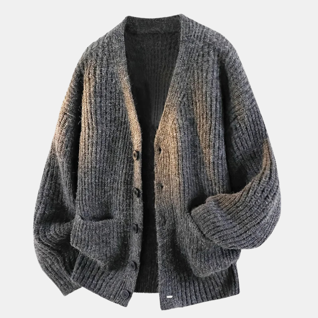 Solstice | Cardigan oversize en maille côtelée