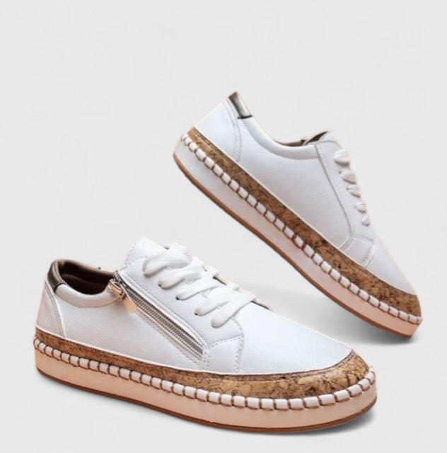 Ilévraine | Sneakers compensées florales