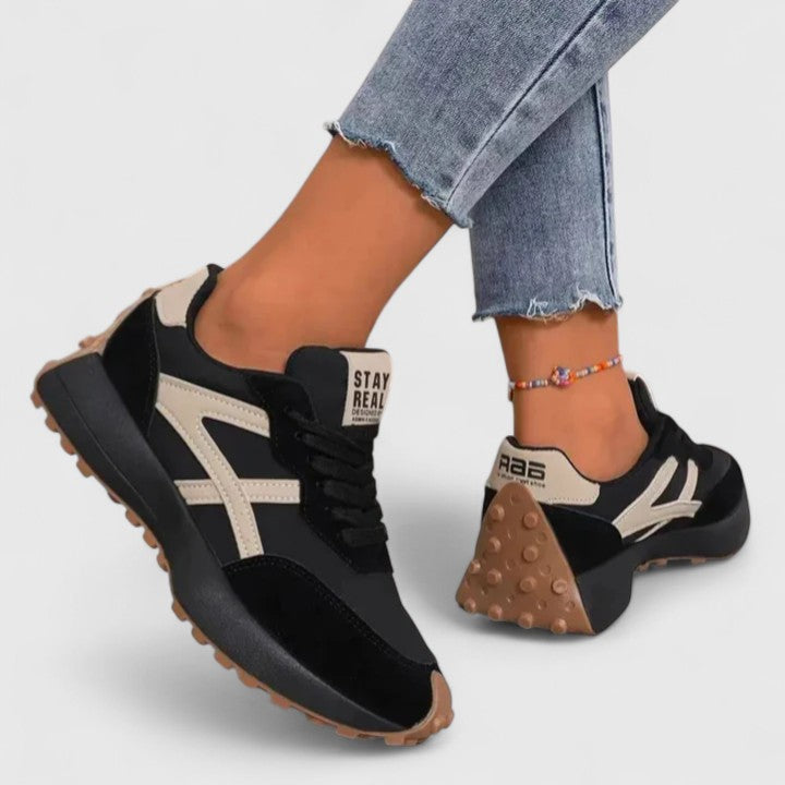Plévoine | Sneakers rétro bicolores