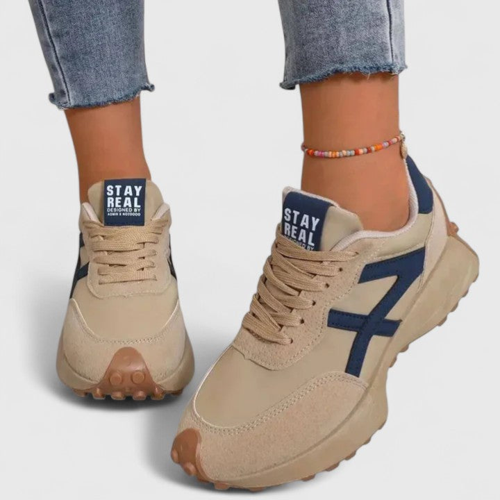 Plévoine | Sneakers rétro bicolores