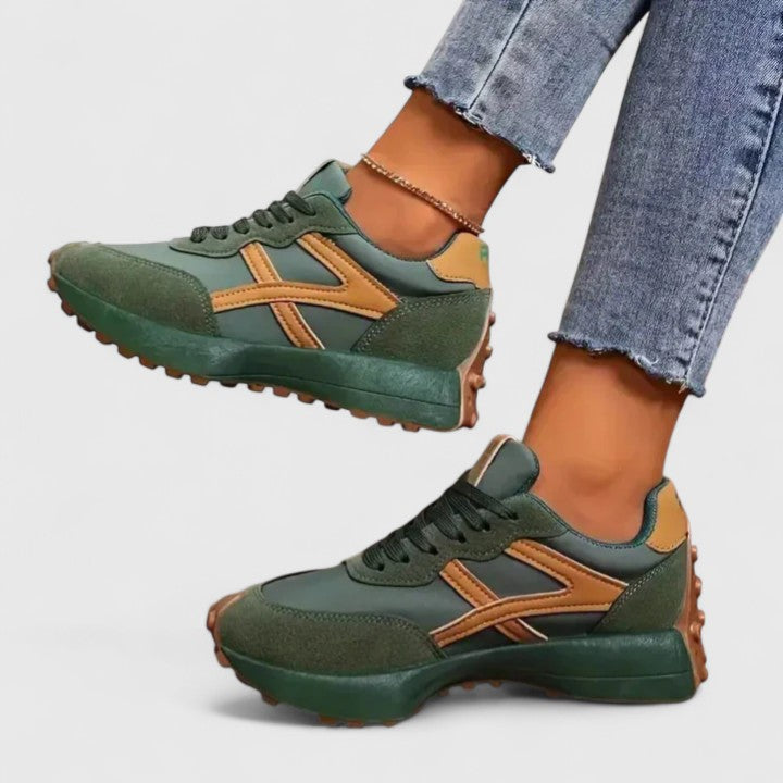 Plévoine | Sneakers rétro bicolores