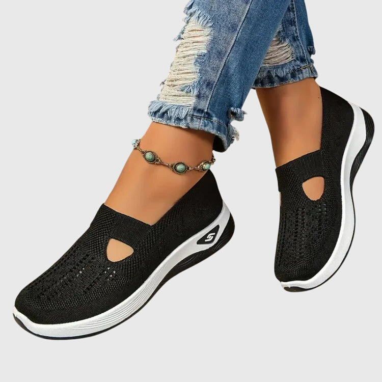 Lévroline | Sneakers slip-on texturée