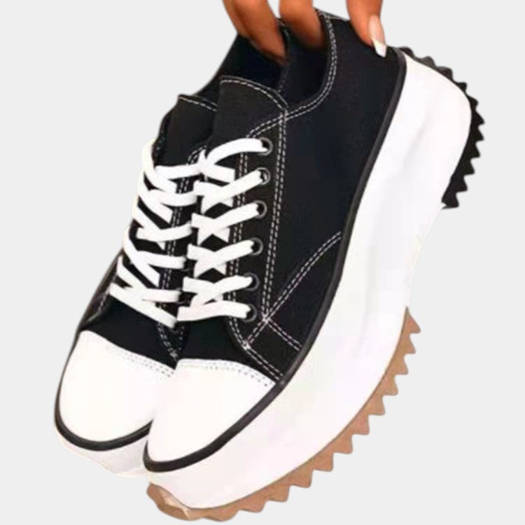 Ovélraine | Sneakers plateforme crantée