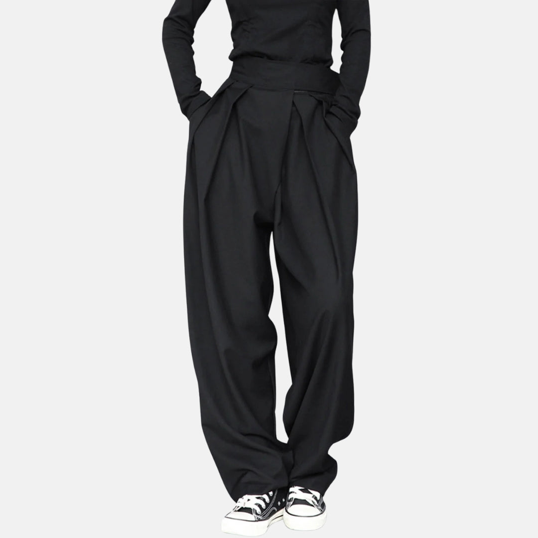 Nora | Pantalon ample plissé