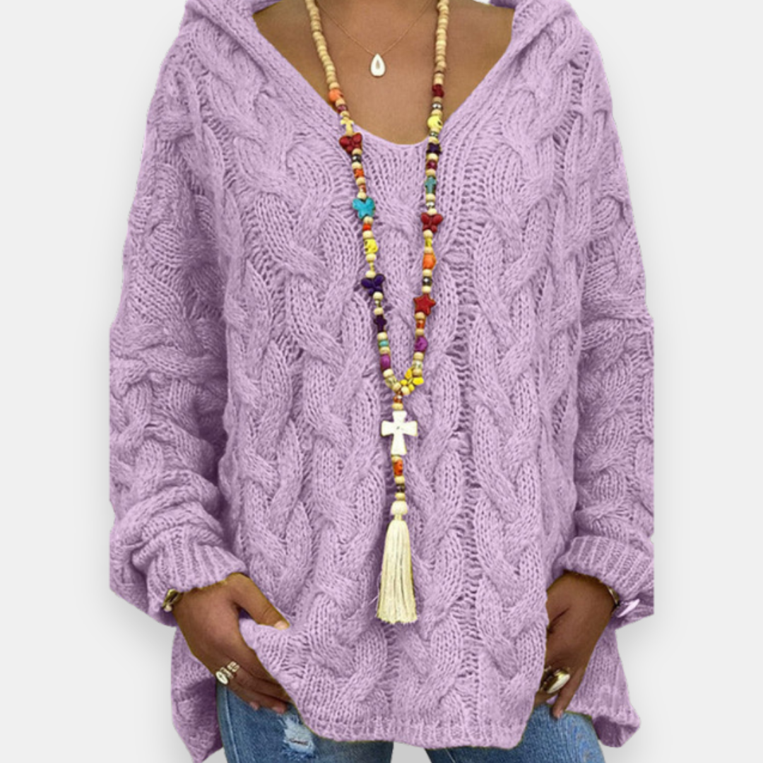 Bleuette | Pull Maille Capuche