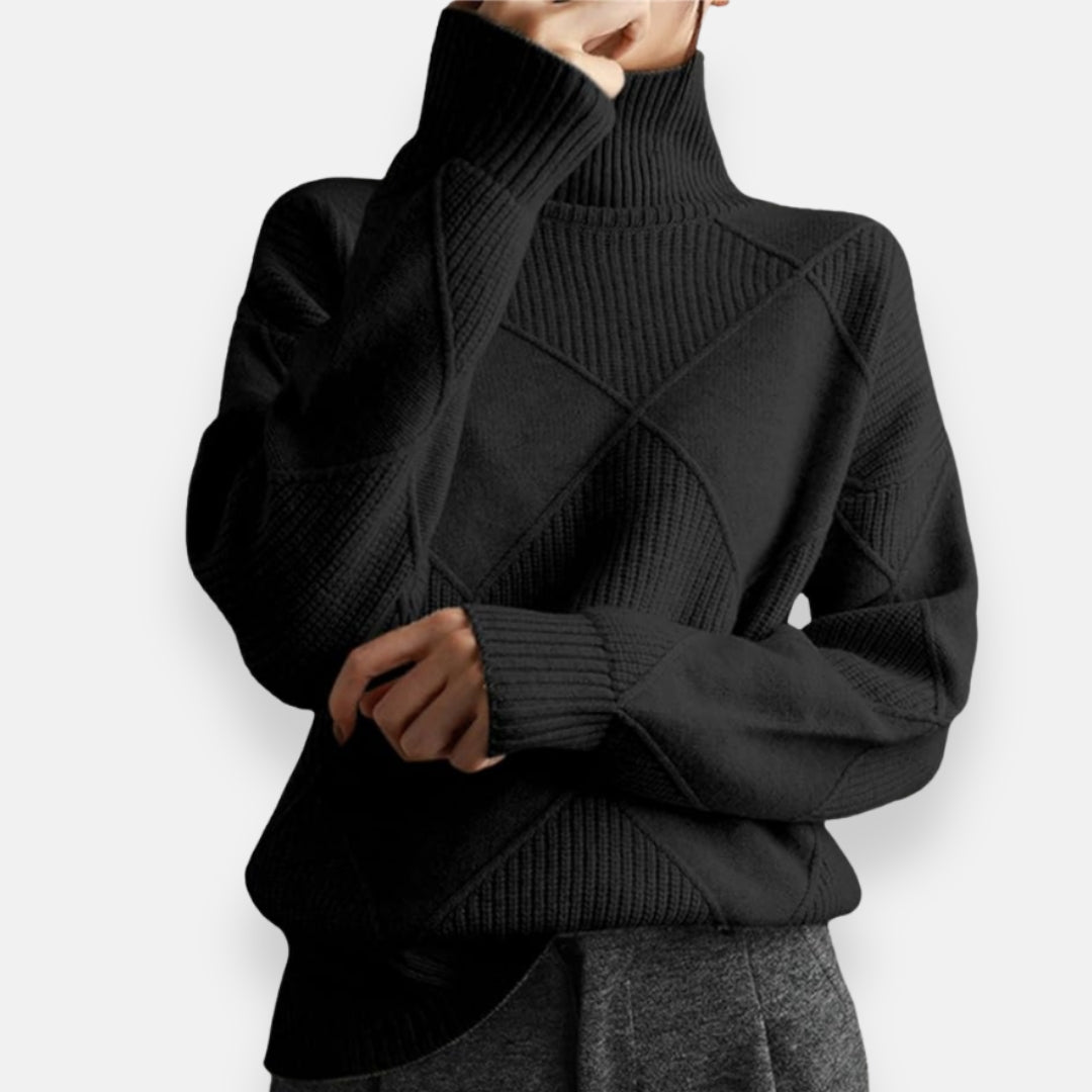 Maud | Pull à col roulé tendance