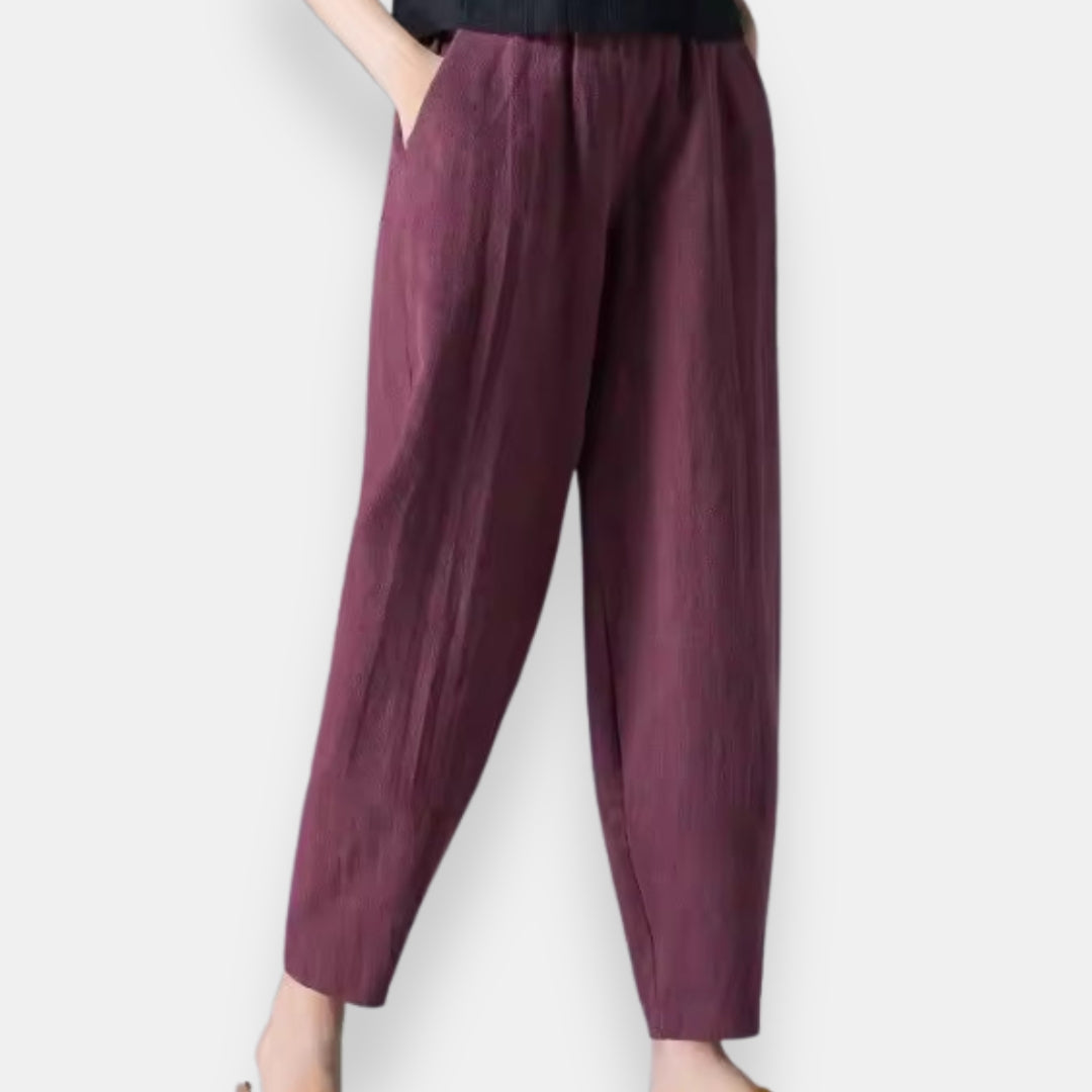 Nane | Pantalon Fuselé Élastiqué