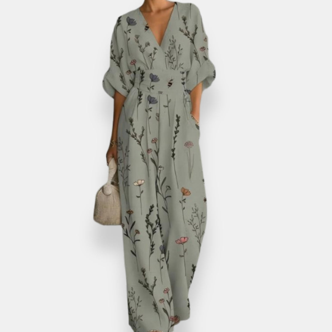 Marthe | Combinaison Fleurie Large