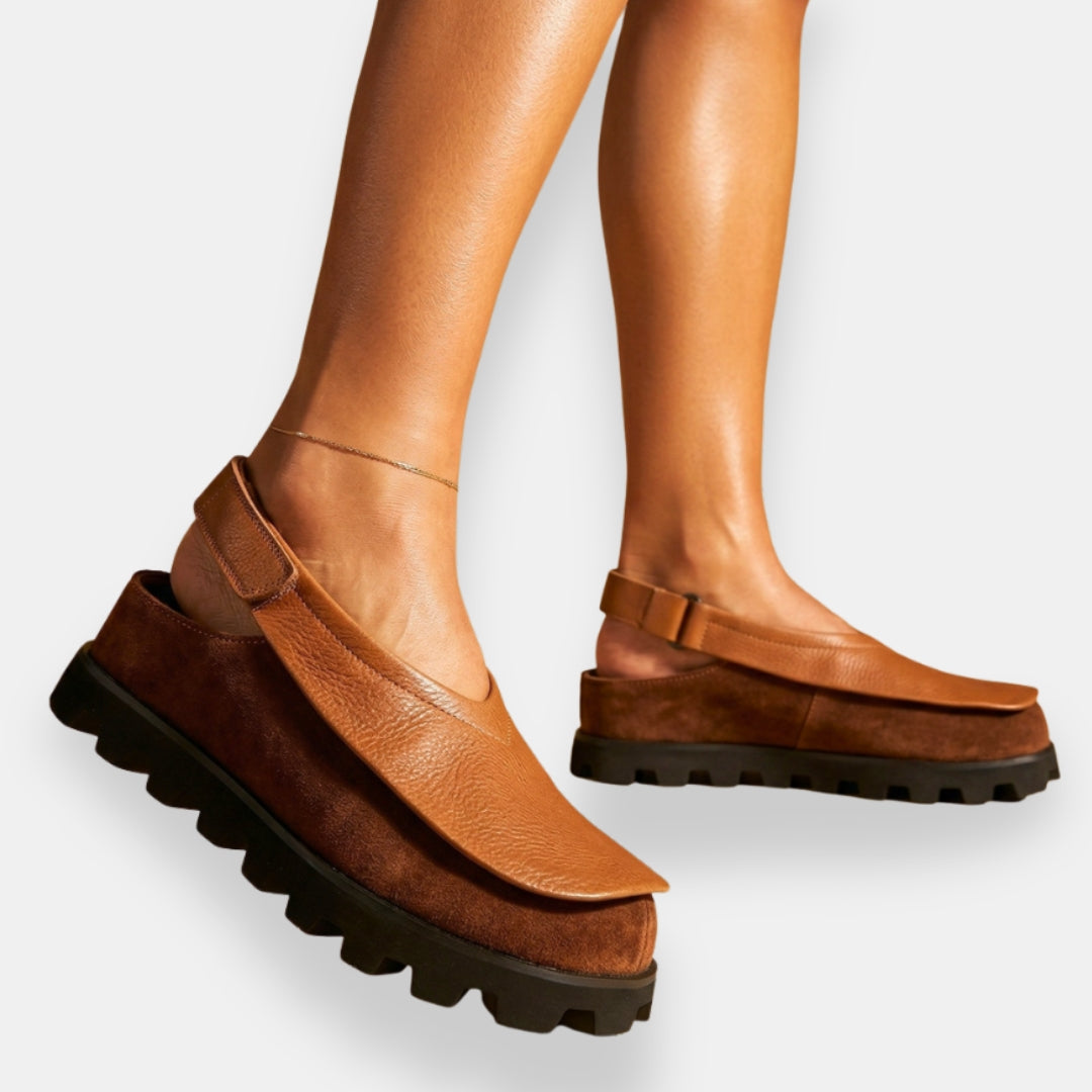 Cendrine | Mocassins Crantés Arrière