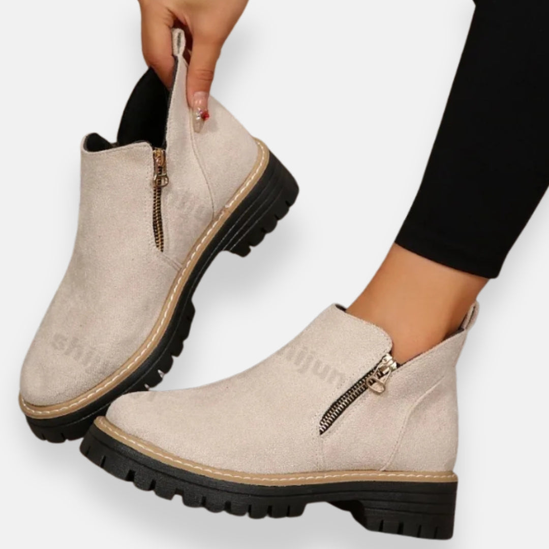 Estella | Bottines à Fermeture Éclair