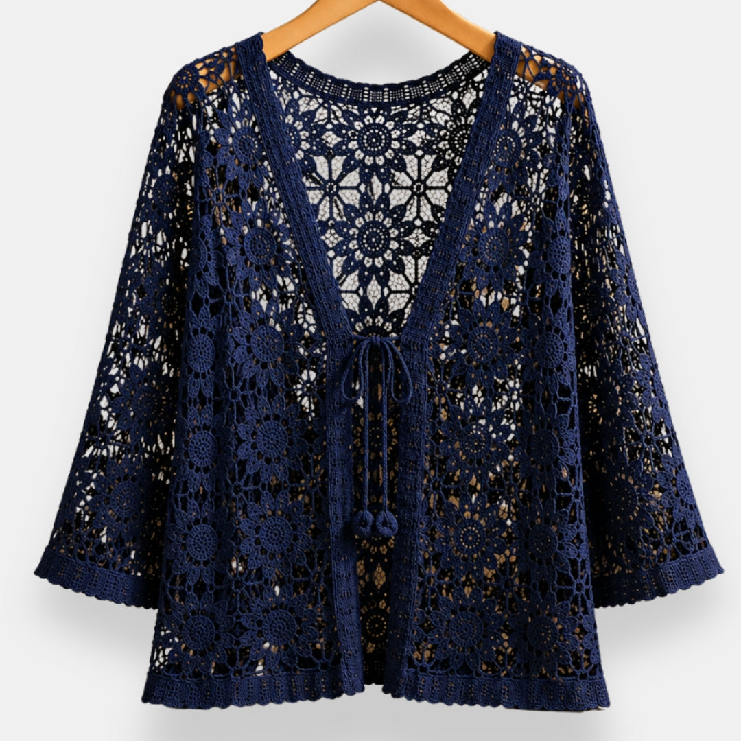 Parise | Cardigan Crochet Noué