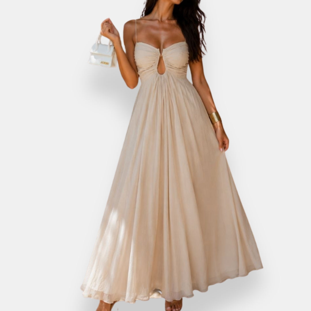 Sancie | Robe Longue Découpée