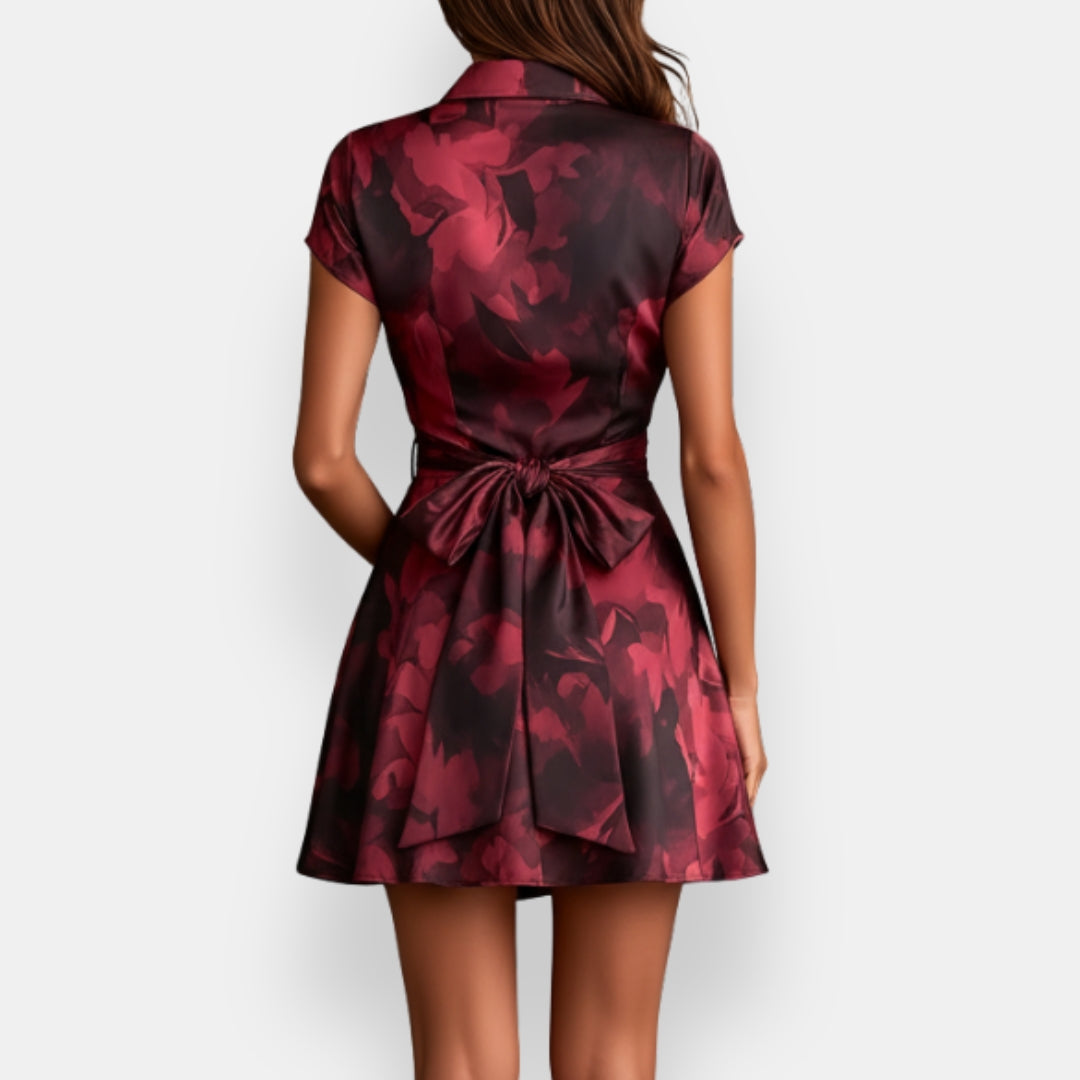 Ophélie | Robe Courte à Volant